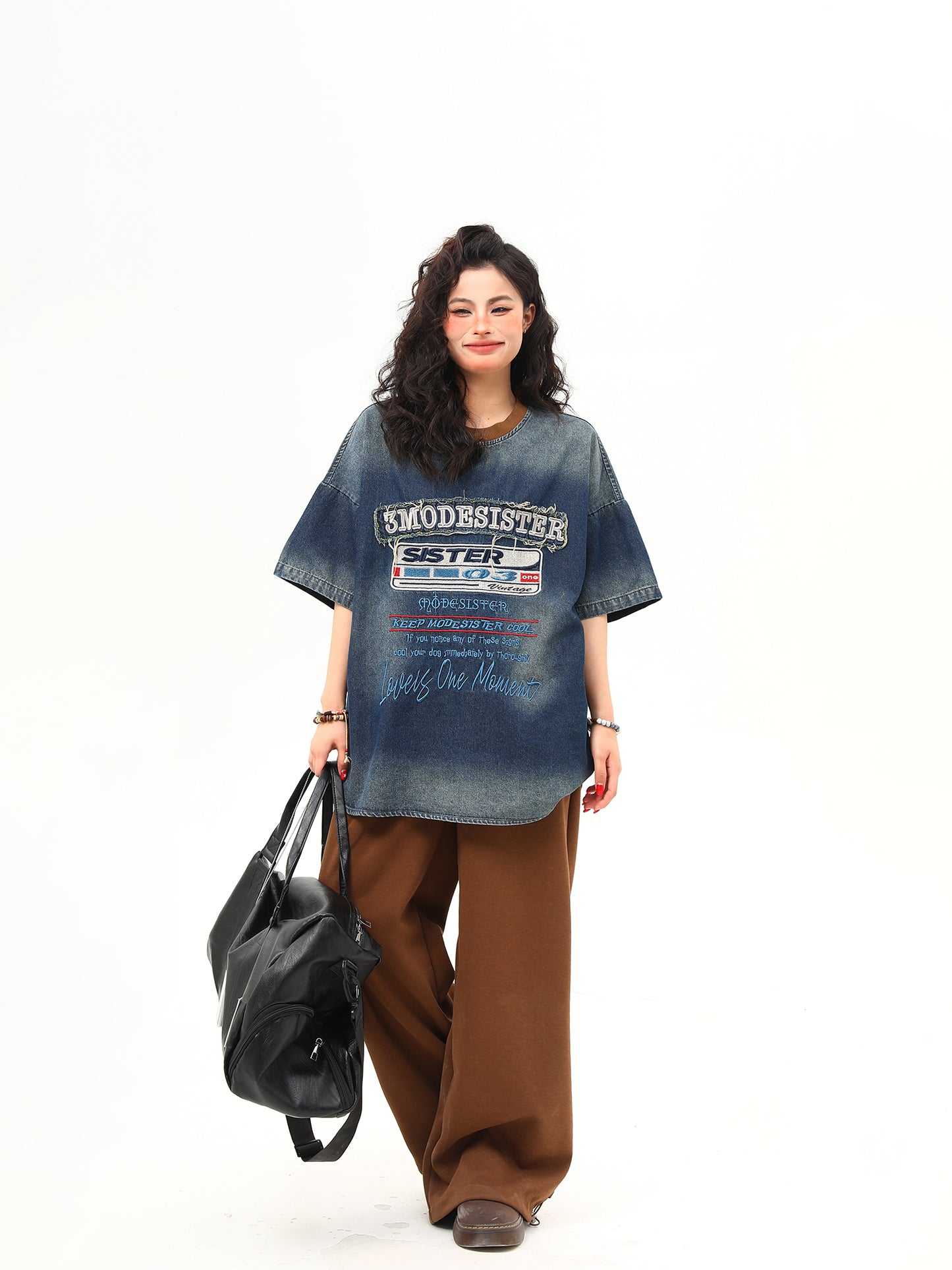 ヘビーウォッシュデニム Tシャツ P2030