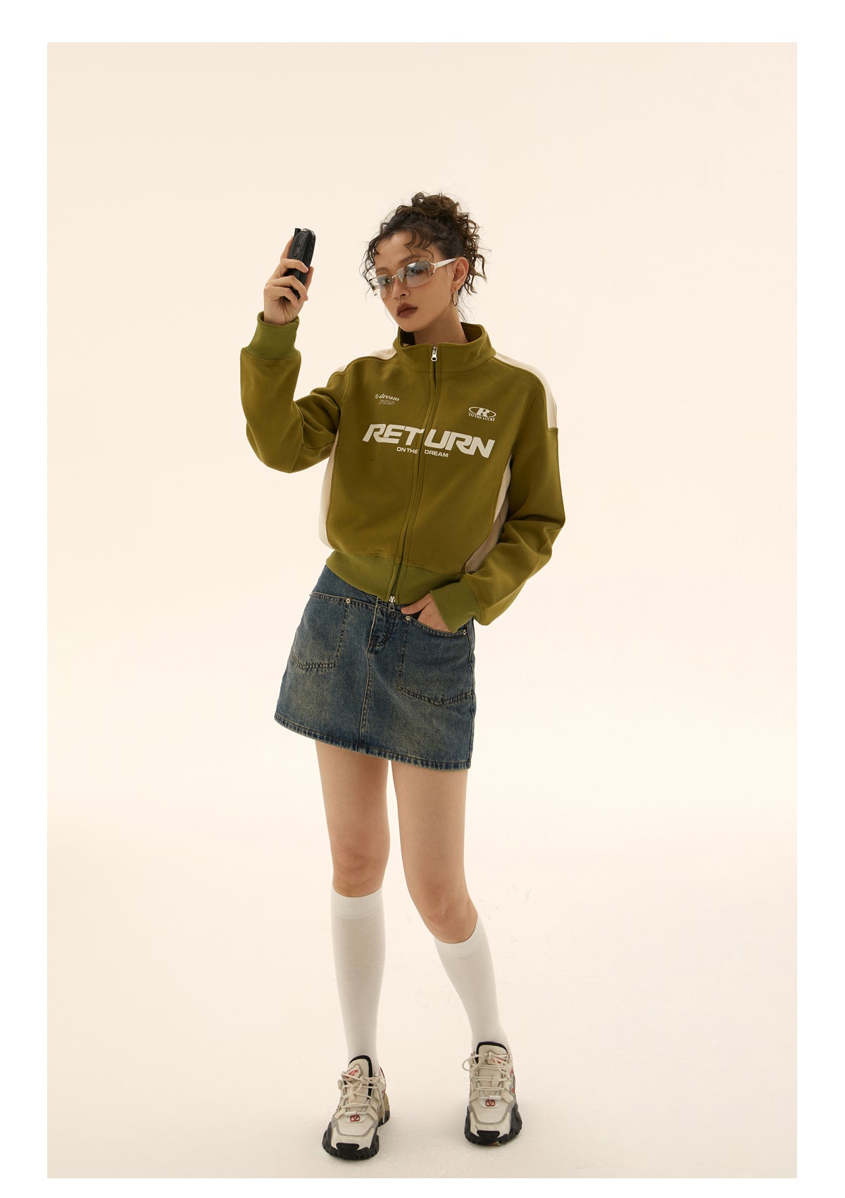 Cropped Bike Jacket P250