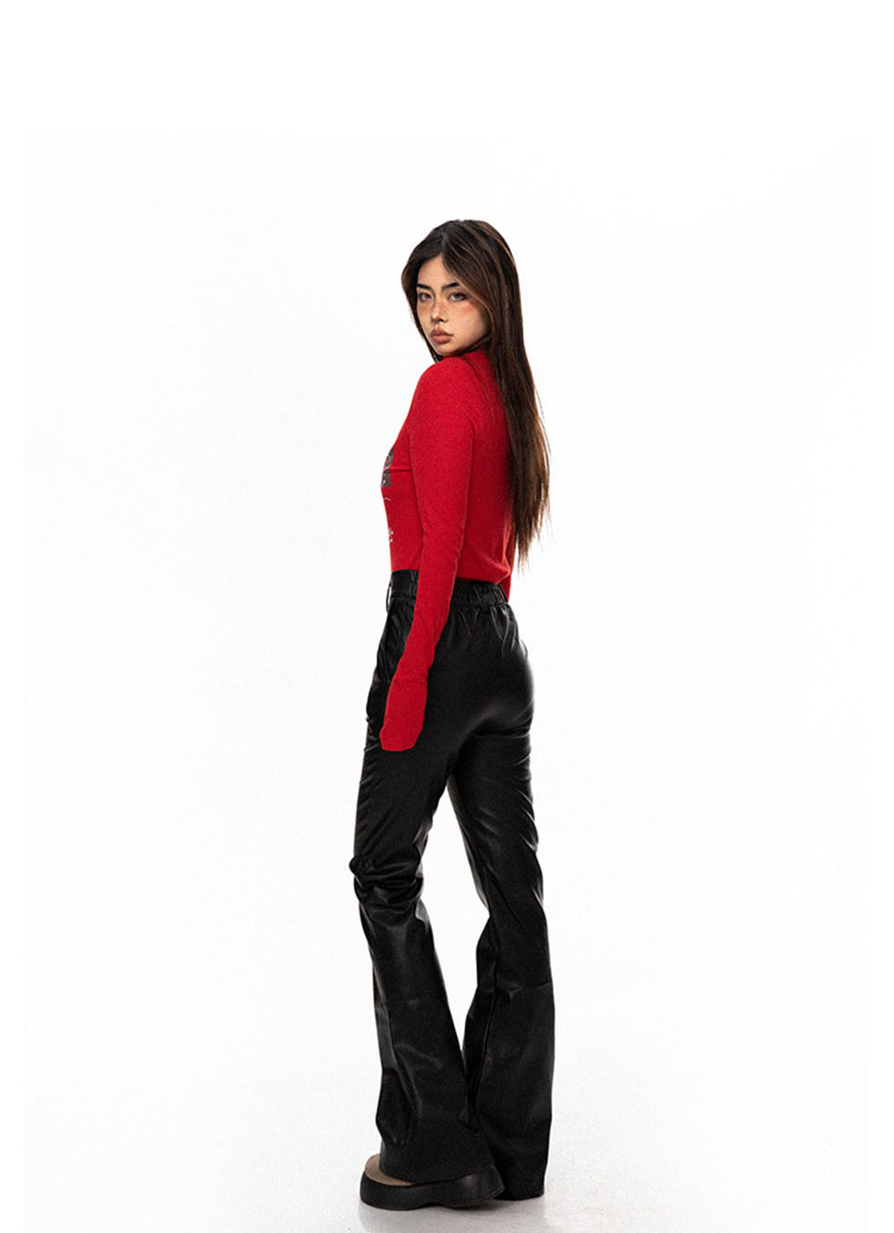 Half turtleneck slim fit sweater P754