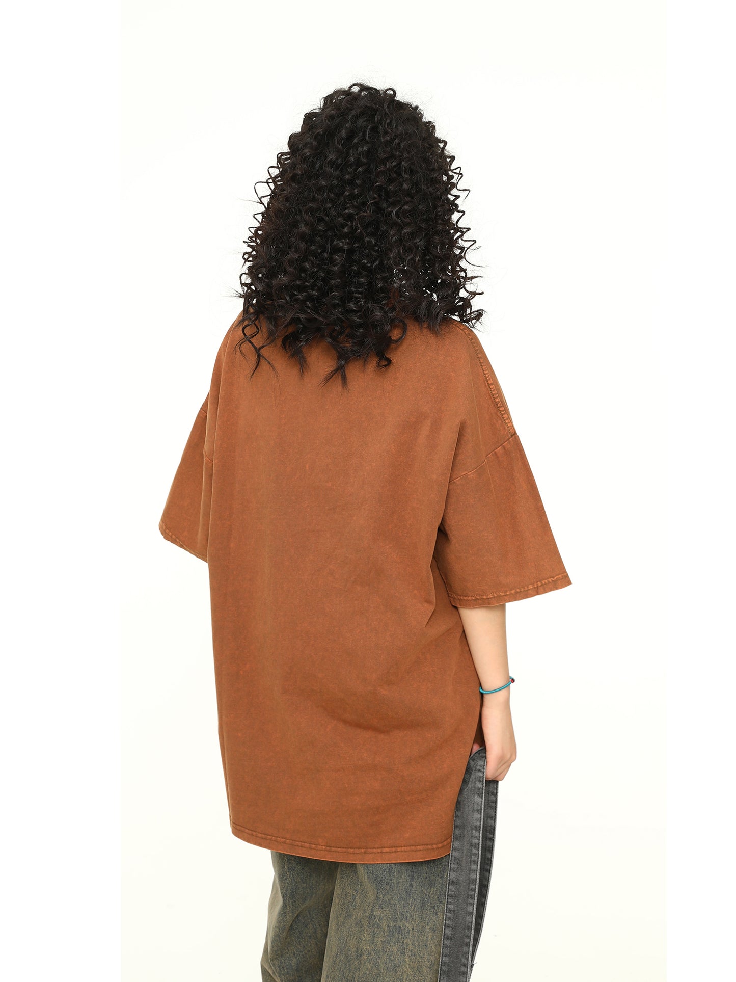 ウォッシュ加工 ダメージ加工 Tシャツ P1634