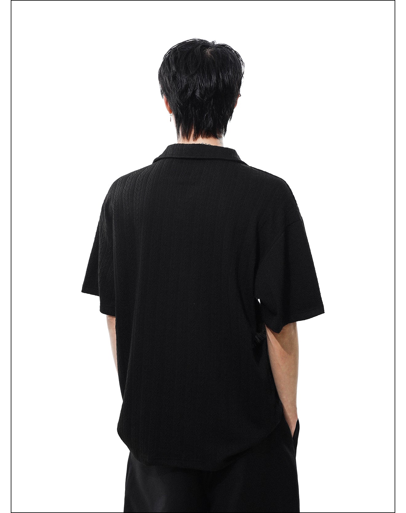 ニッチ ジャカードニット シャツ P2084
