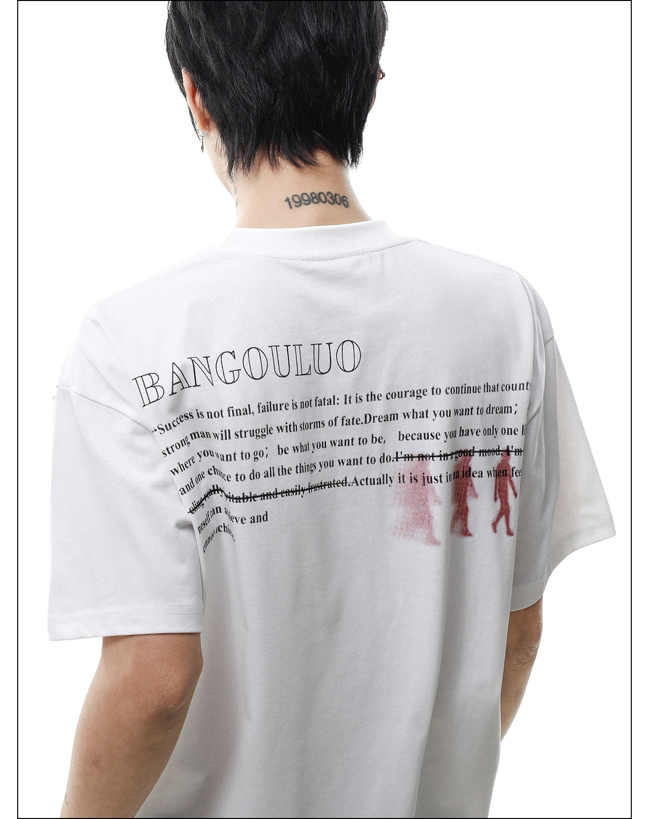 シルエットプリント Tシャツ P2080