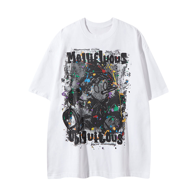 グラフィティプリント Tシャツ P2041