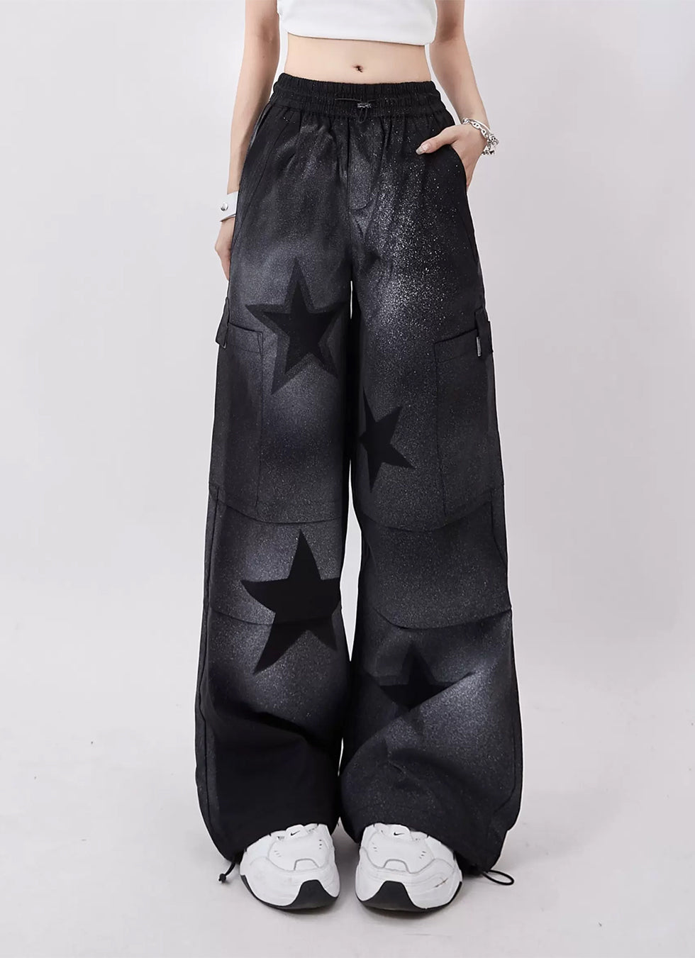 Inkjet Design Straight Pants P949