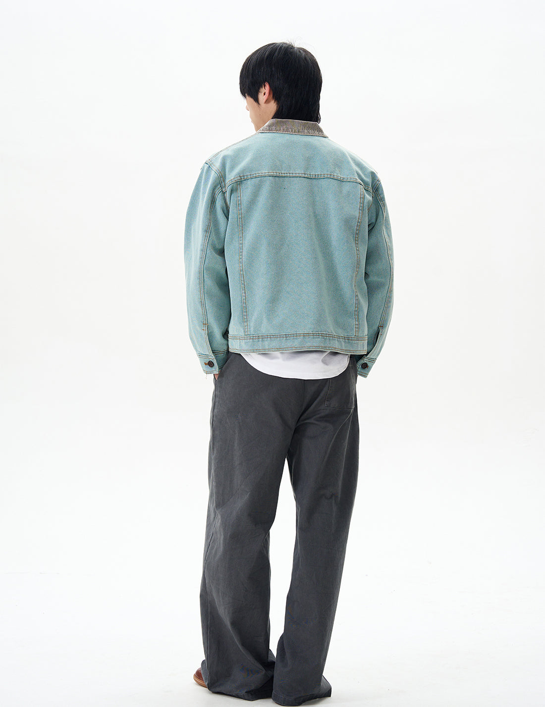 ショート ワイド デニムジャケット P2000