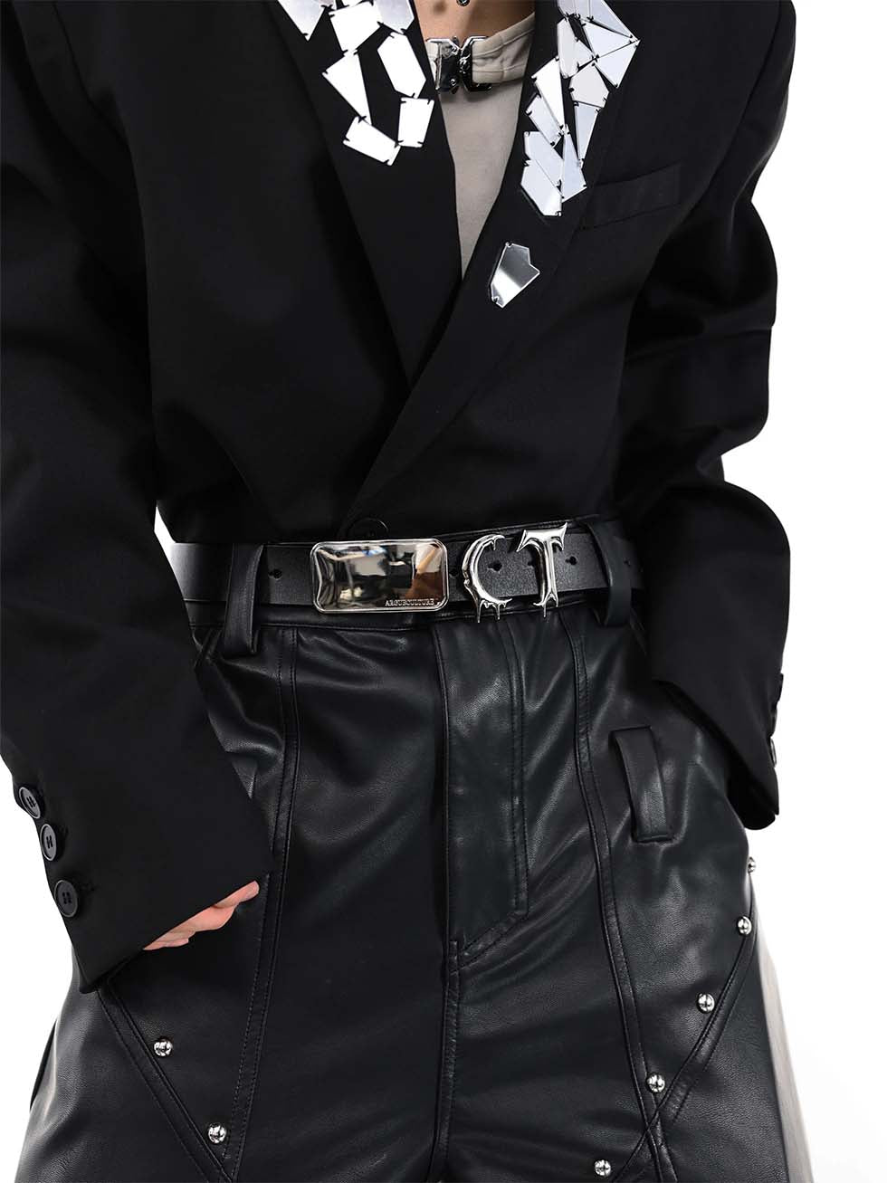 Niche 3D Metal Belt P1107