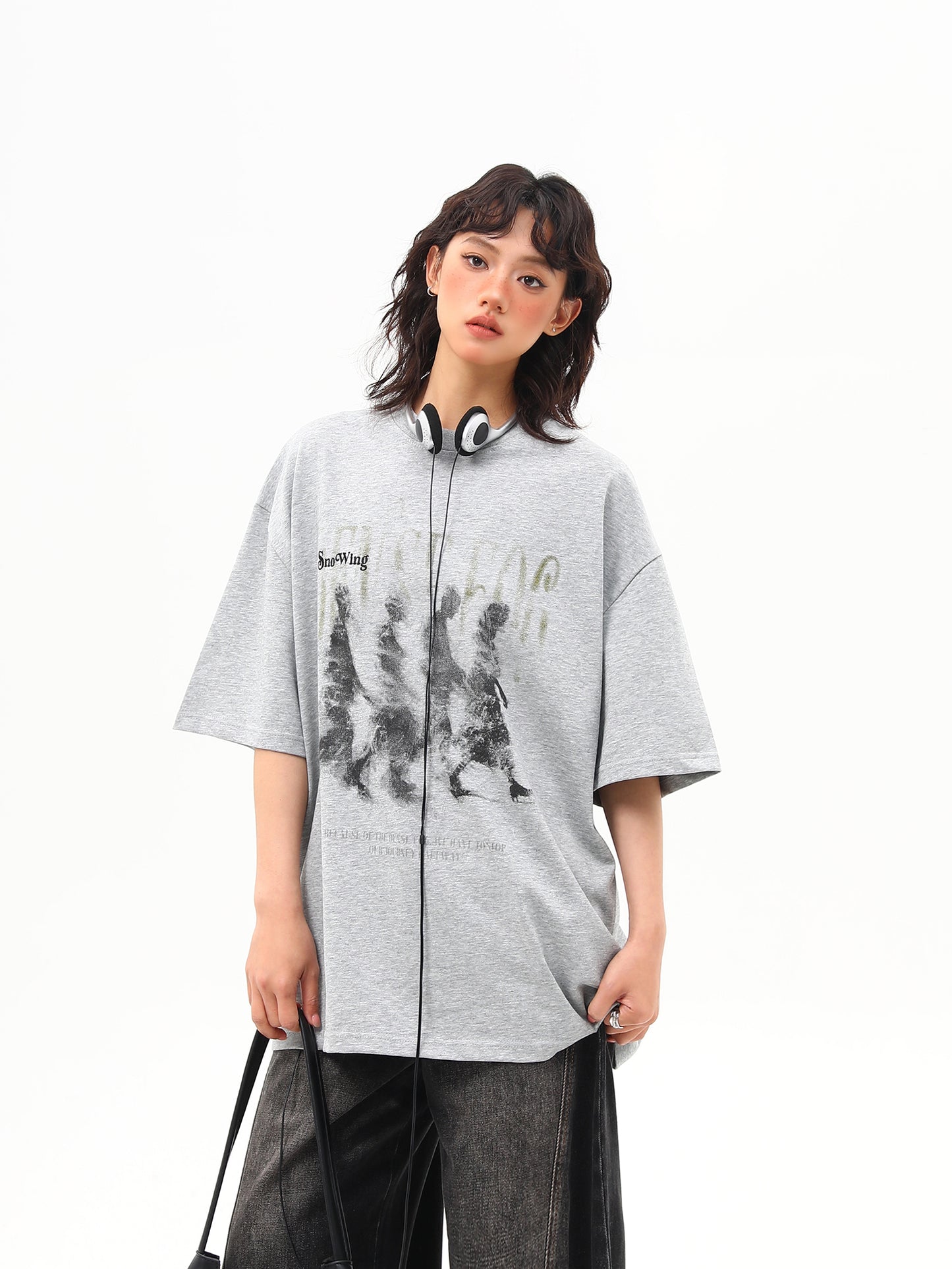 オリジナルファジープリント Tシャツ P2042