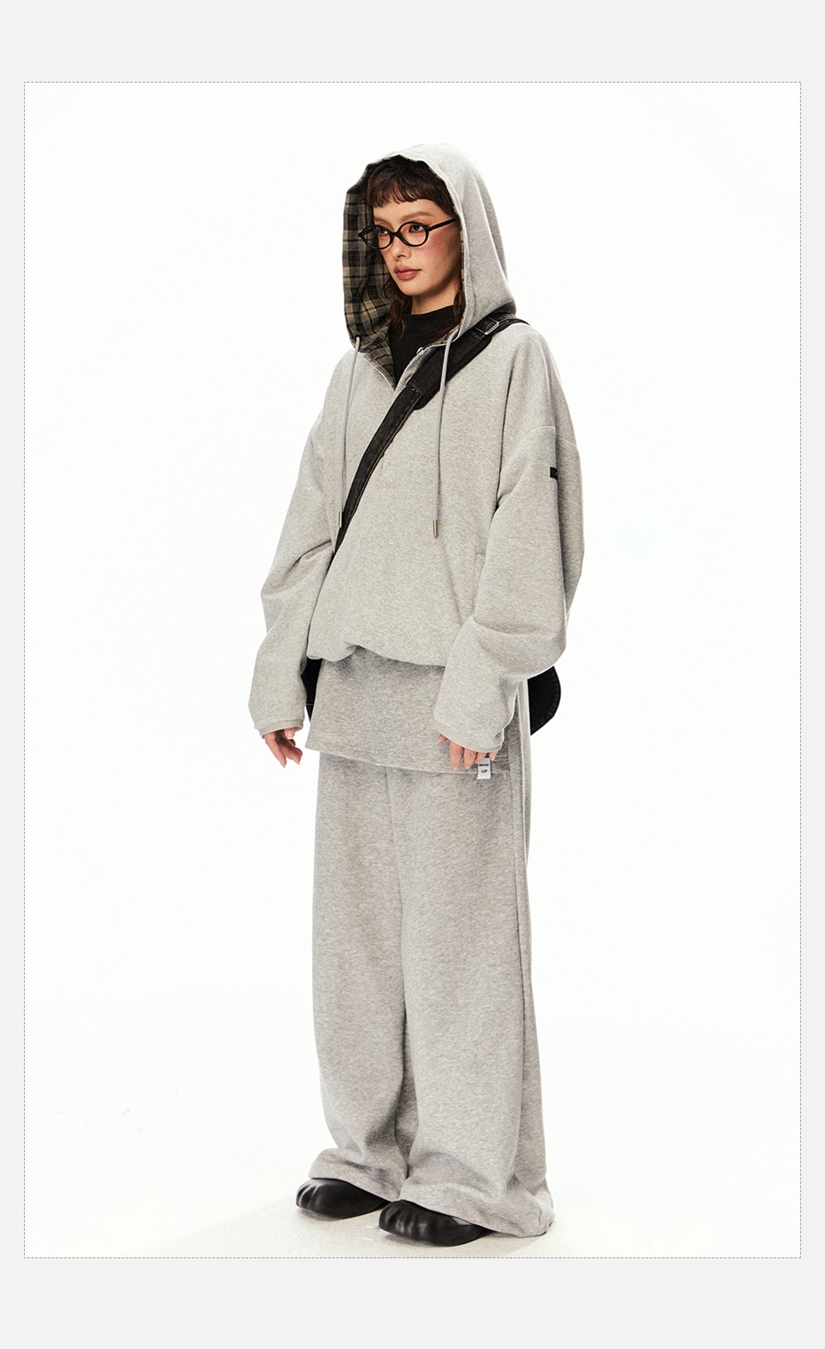 リバーシブル プルオーバー パーカー P1963