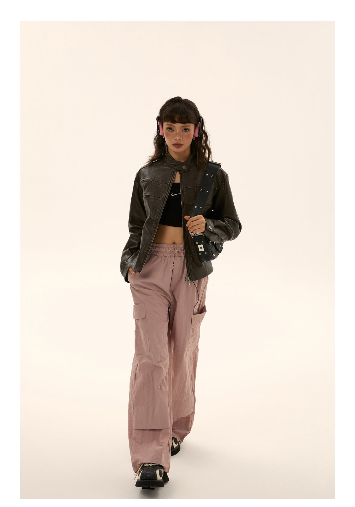 Retro Leather Jacket P236