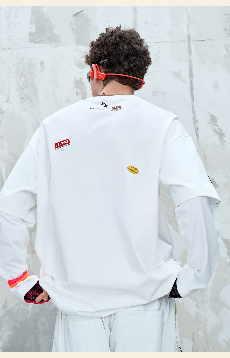 フェイクツーピース Tシャツ P2156