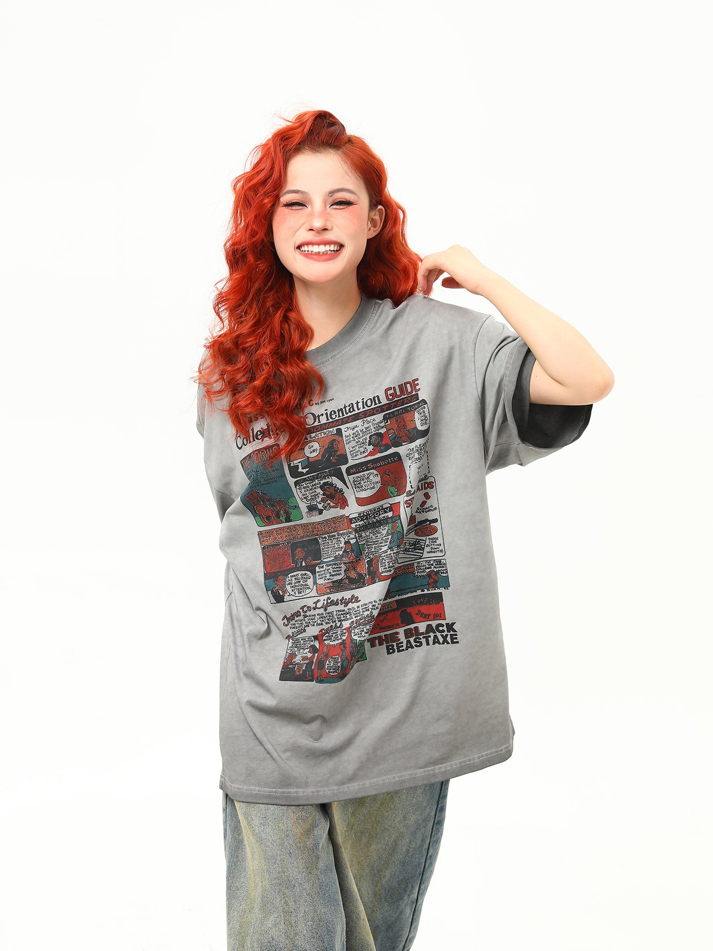 ウォッシュ グラデーション Tシャツ P2131