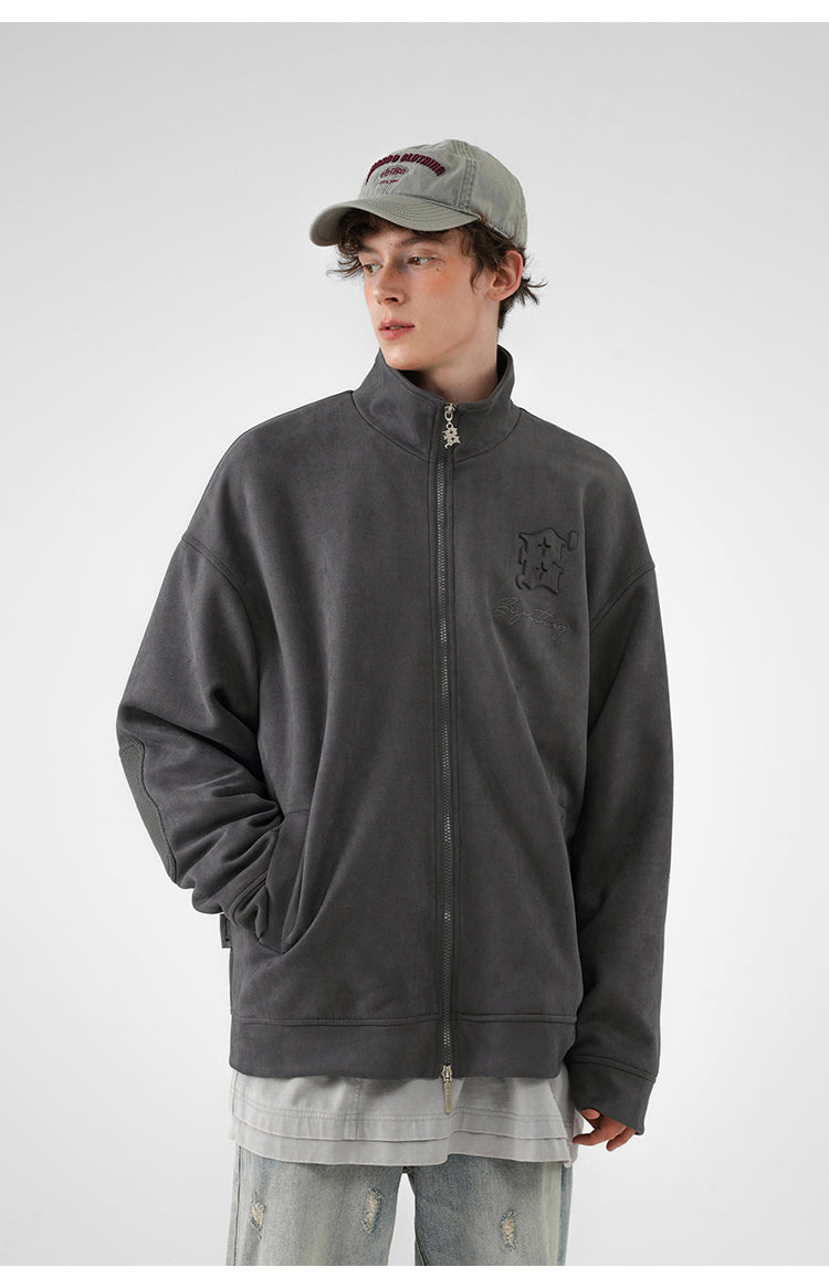 Suede casual jacket P402