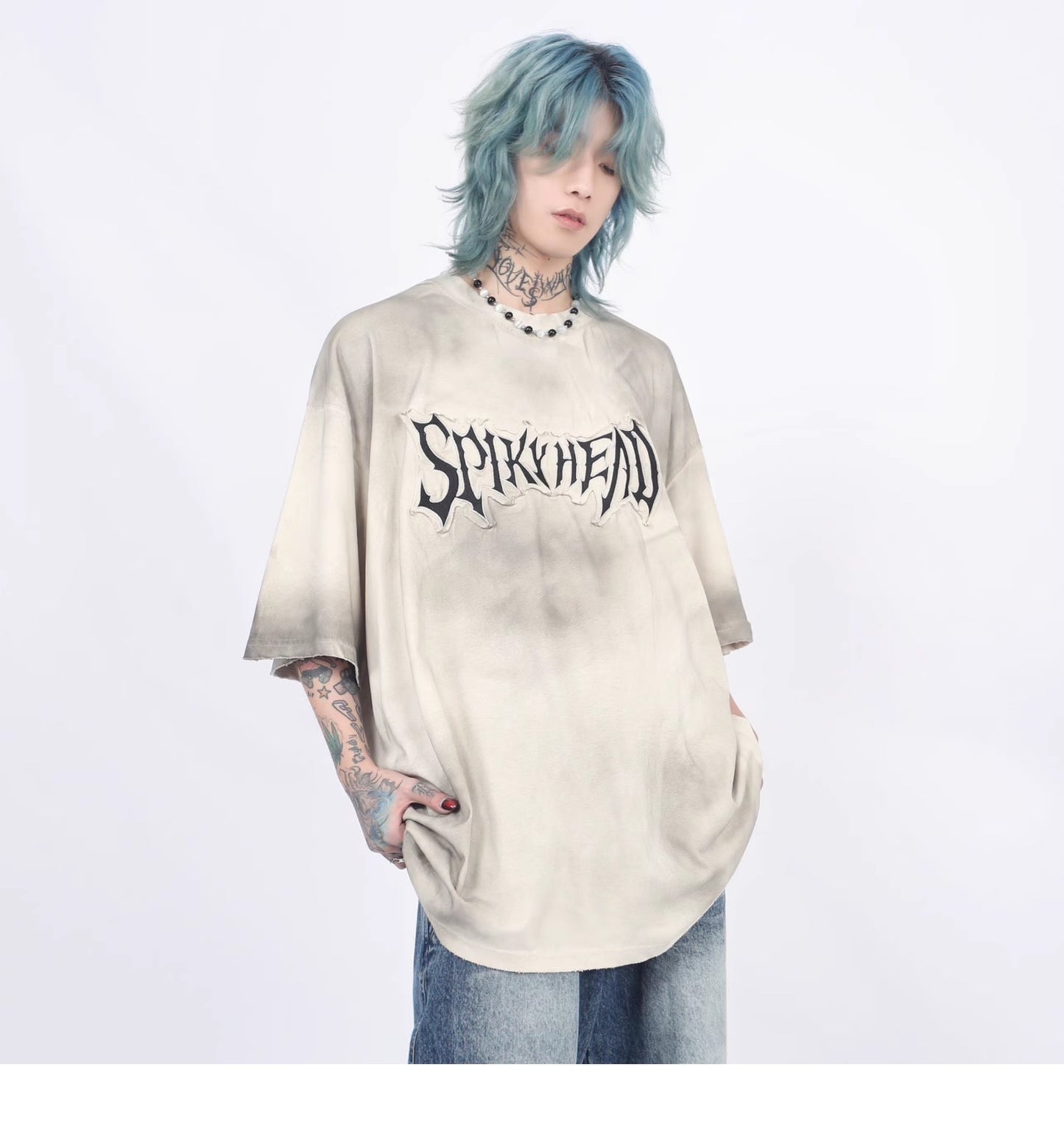 올드 더티 쇼트 슬리브 T셔츠 P1369