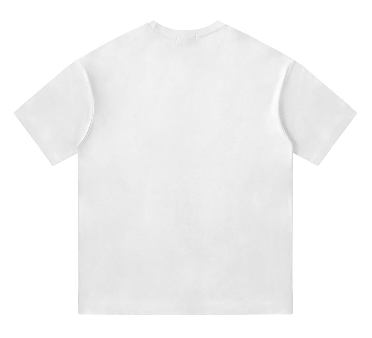 プリント スエード Tシャツ P1532