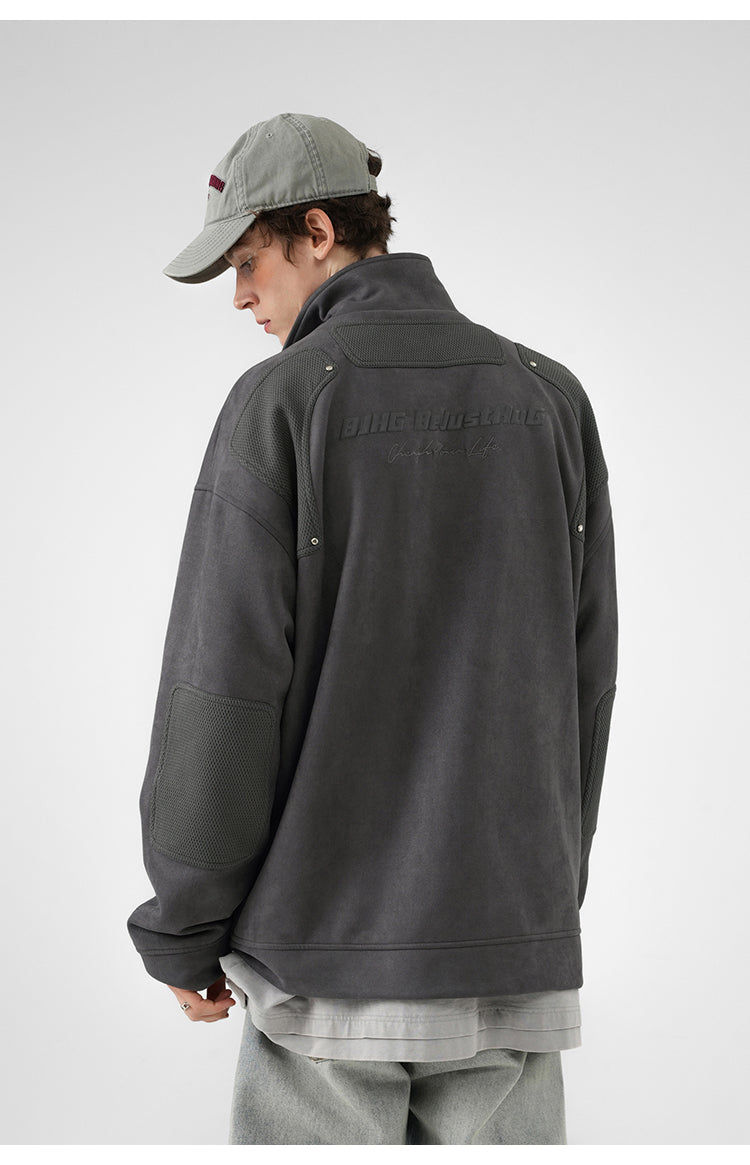 Suede casual jacket P402