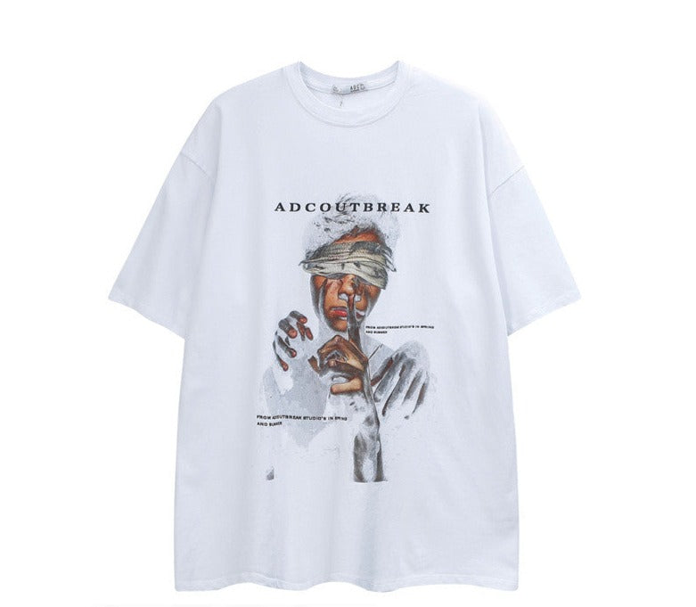 ポートレート プリントTシャツ P1504
