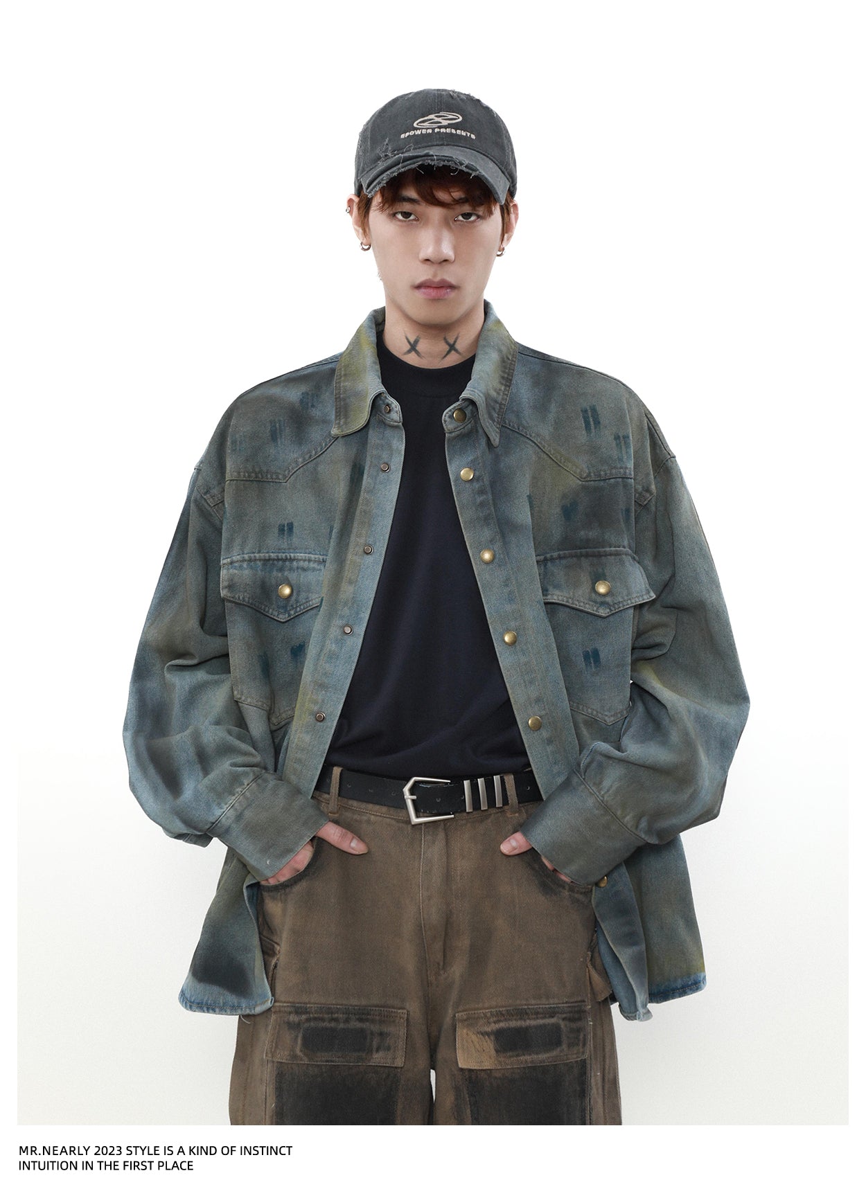 웨이스트랜드 더티 긴팔 셔츠 P1349