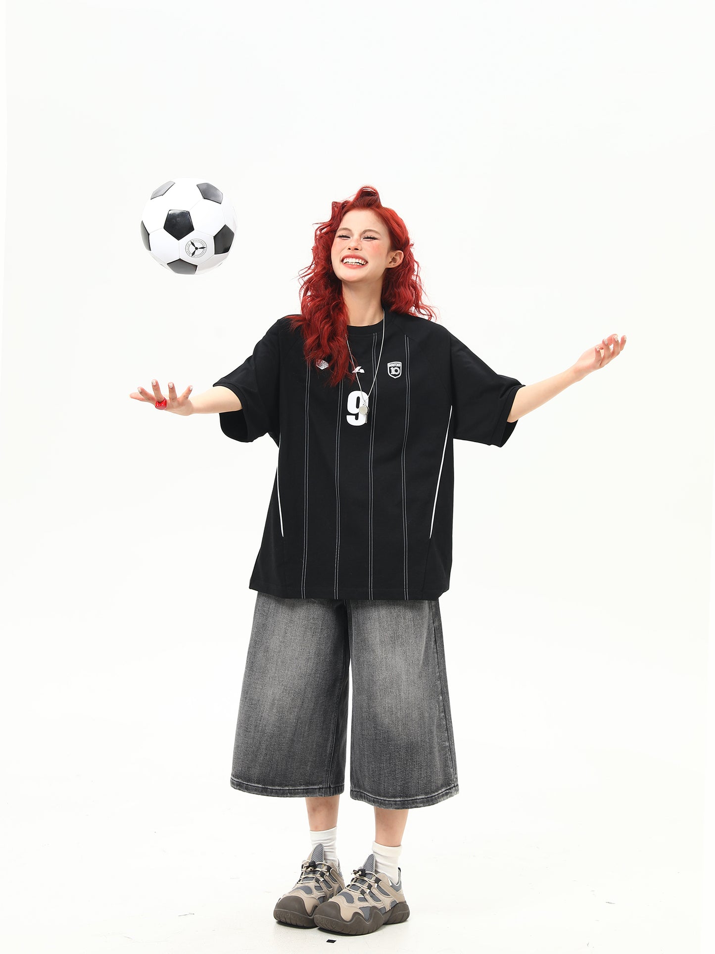 スポーツスタイル ジャージ Tシャツ P2123