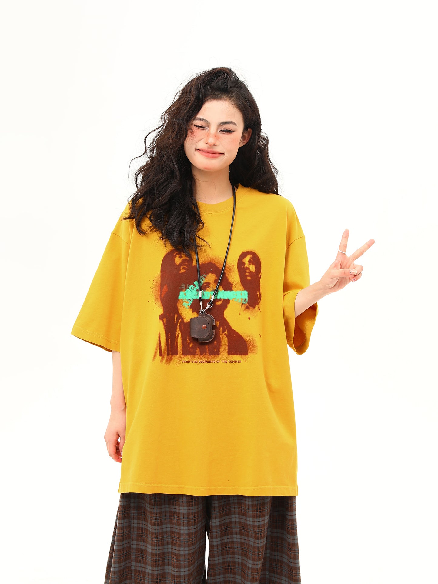 トレンド ルーズ Tシャツ P2039