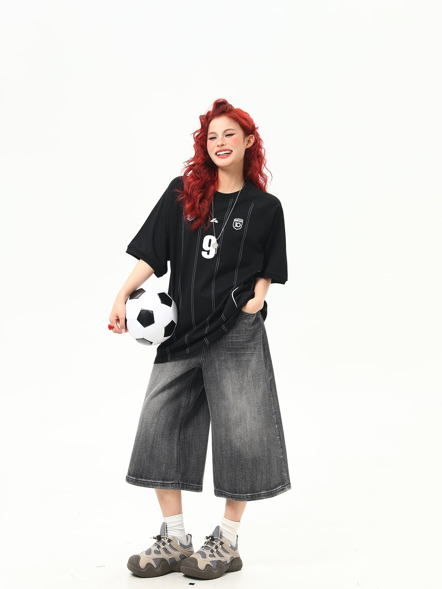 スポーツスタイル ジャージ Tシャツ P2123