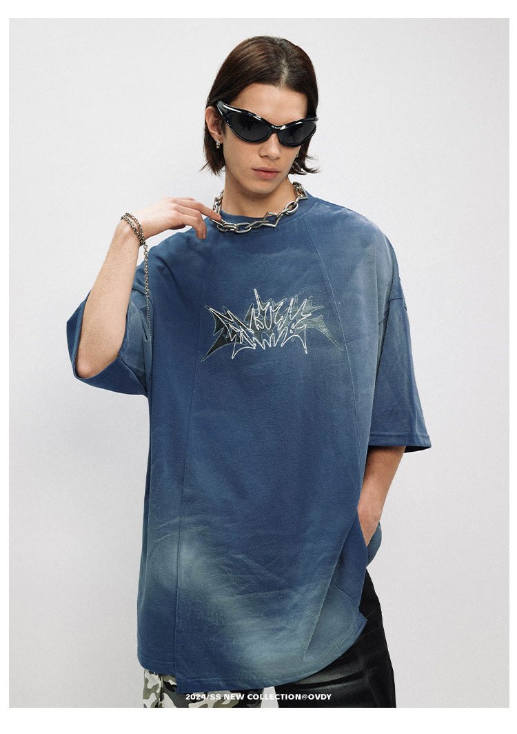 オーバーサイズ 半袖 Tシャツ P1392