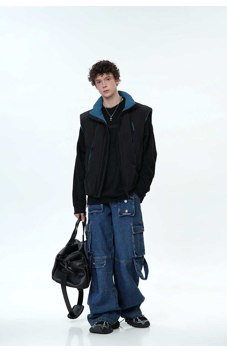 Standard color casual vest jacket P369