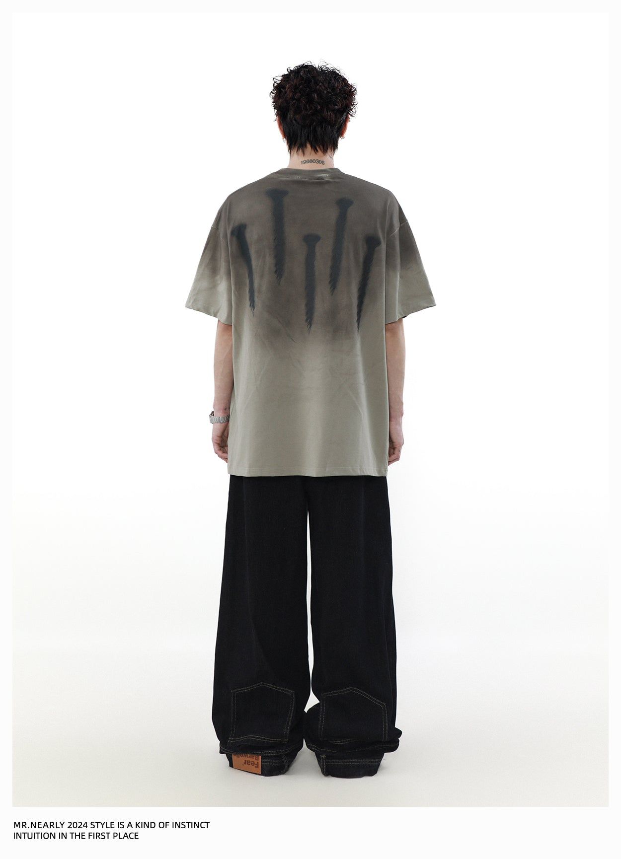 American Heavy Design Short Sleeve T-Shirt P1356