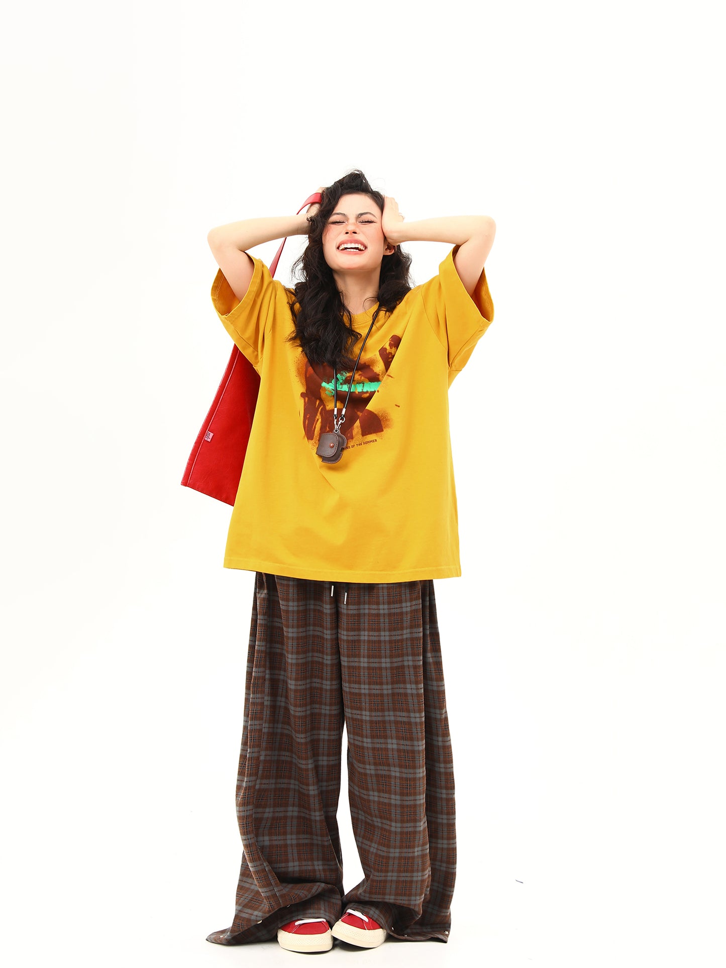 トレンド ルーズ Tシャツ P2039