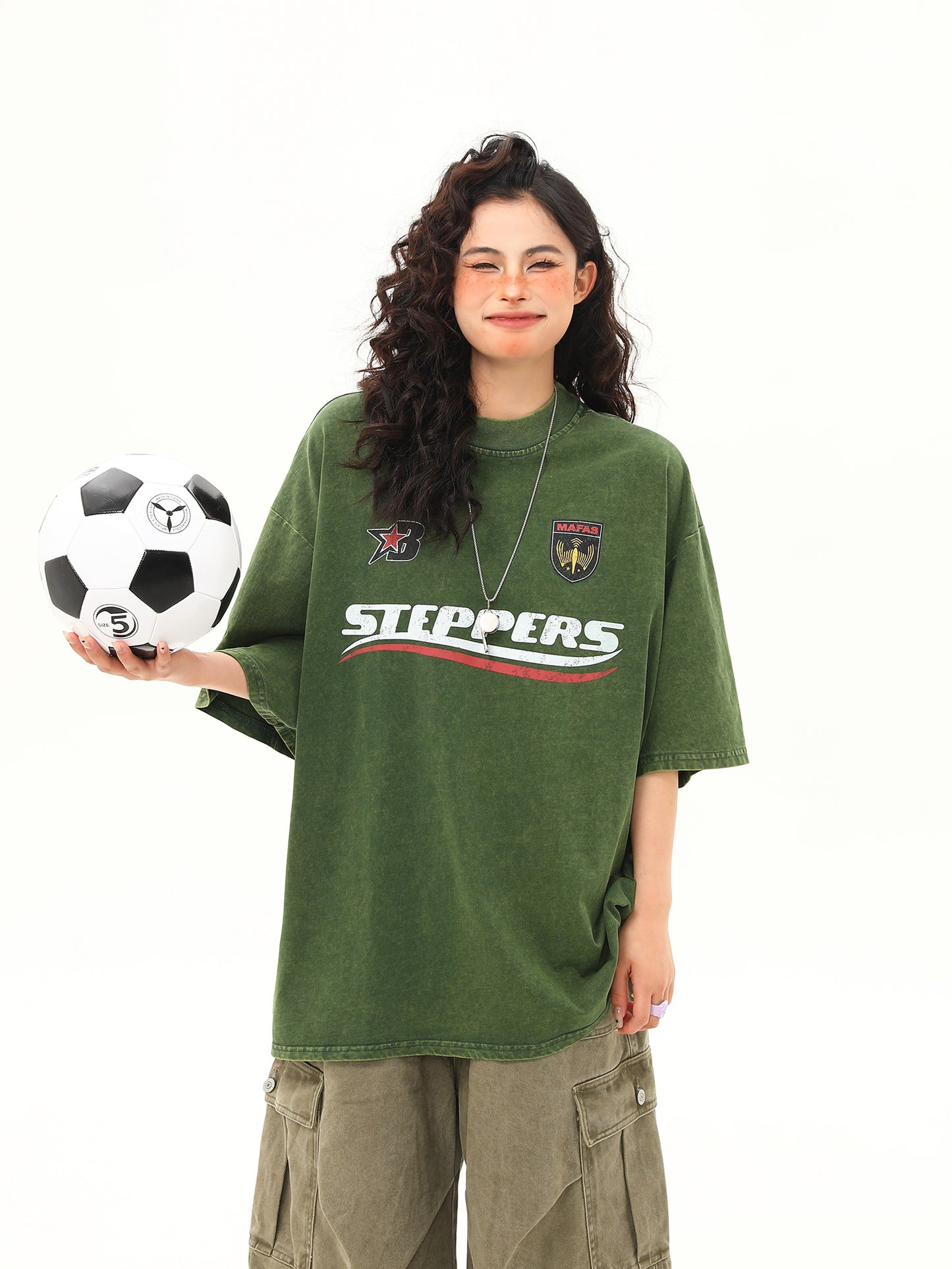 レトロ ウォッシュ ヘビー Tシャツ P2066
