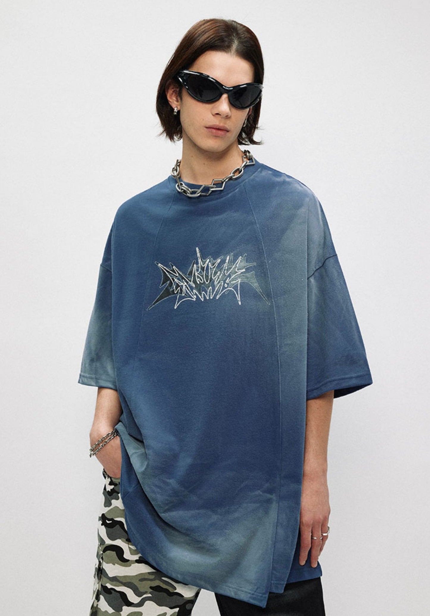 オーバーサイズ 半袖 Tシャツ P1392