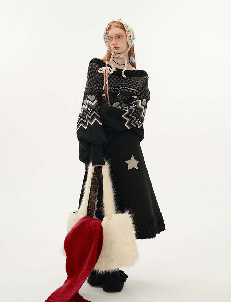 スター レトロパターン ウール セットアップ P1315