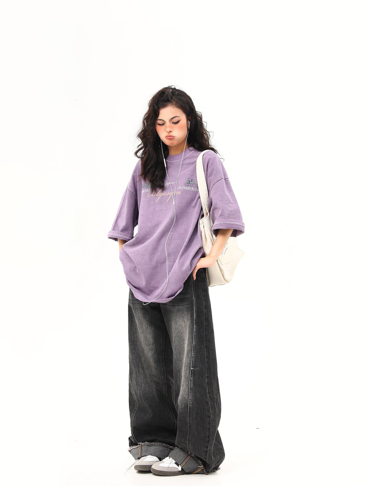 ヘビーハイグラム ウォッシュ Tシャツ P2038