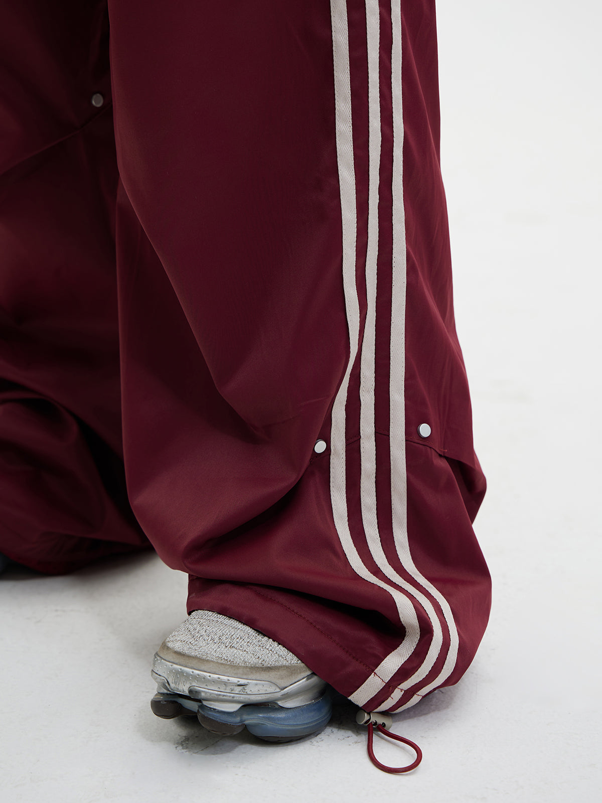 Wide leg side line casual pants P548
