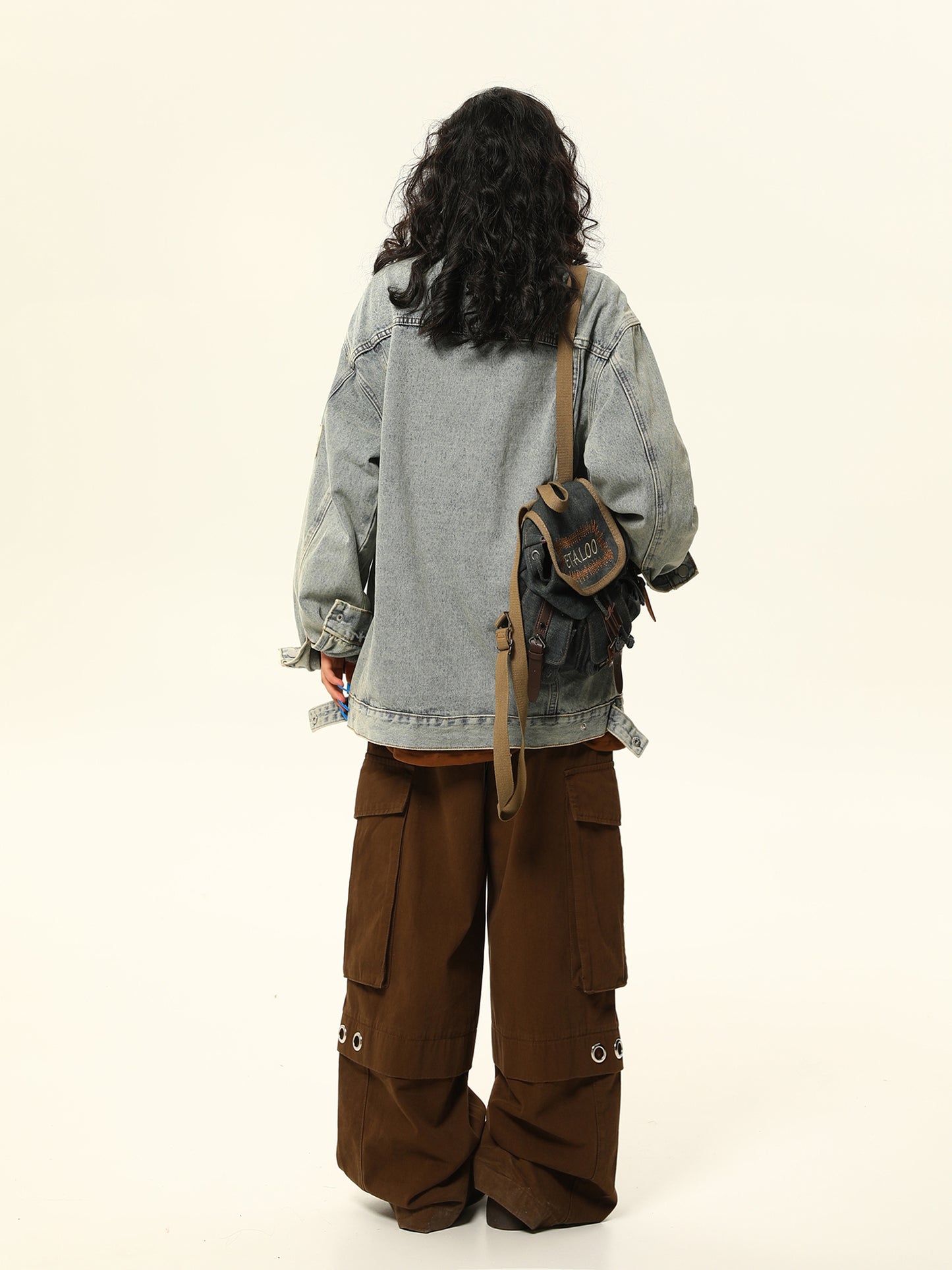 American retro denim jacket P1258