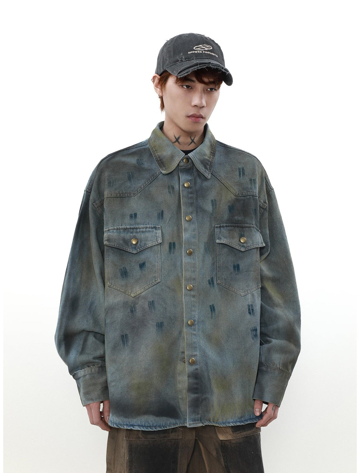 웨이스트랜드 더티 긴팔 셔츠 P1349