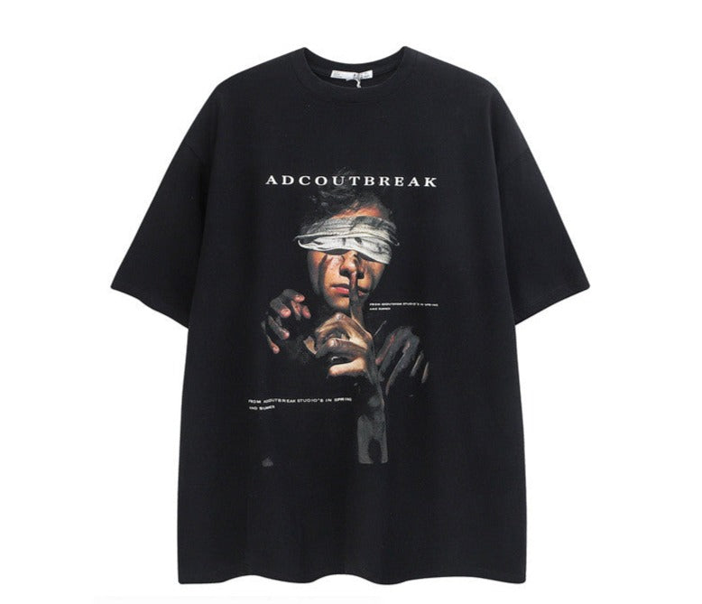 ポートレート プリントTシャツ P1504