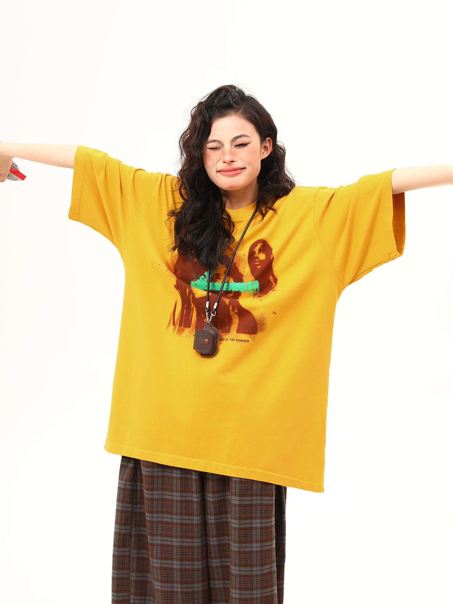 トレンド ルーズ Tシャツ P2039