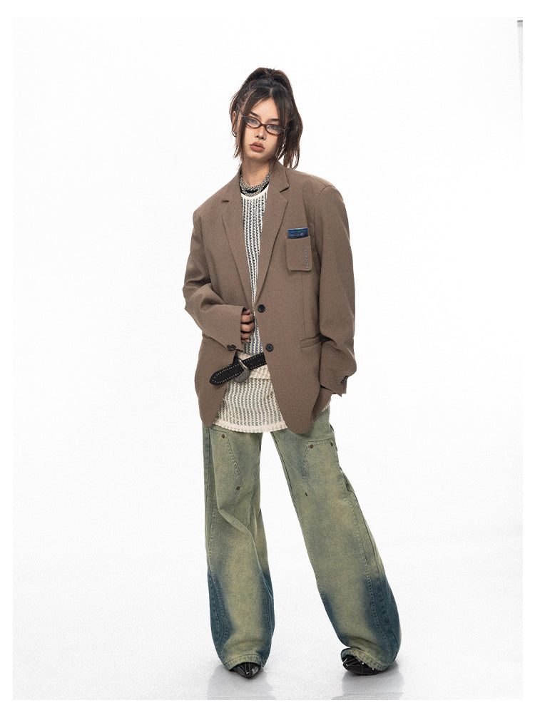 High-end design, 3D pockets, casual suit jacket P690