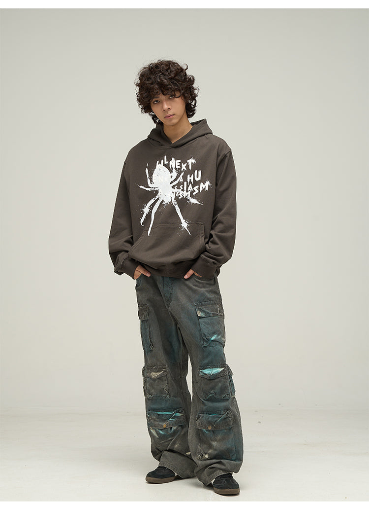 ルーズスウェットパーカーP313