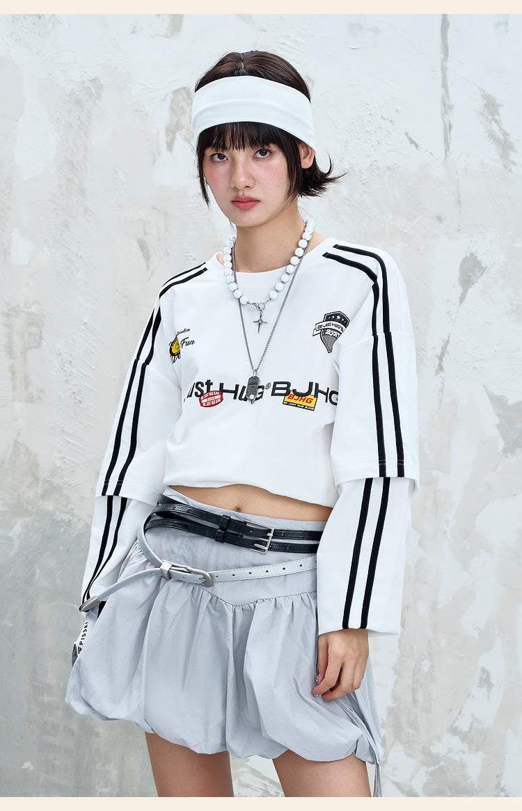 フェイクツーピース Tシャツ P2156