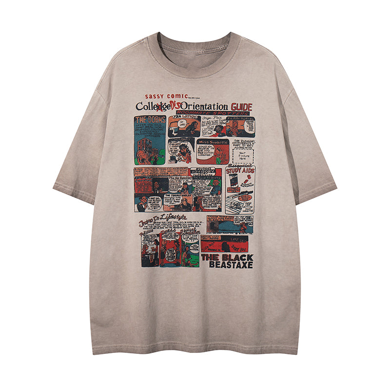 ウォッシュ グラデーション Tシャツ P2131