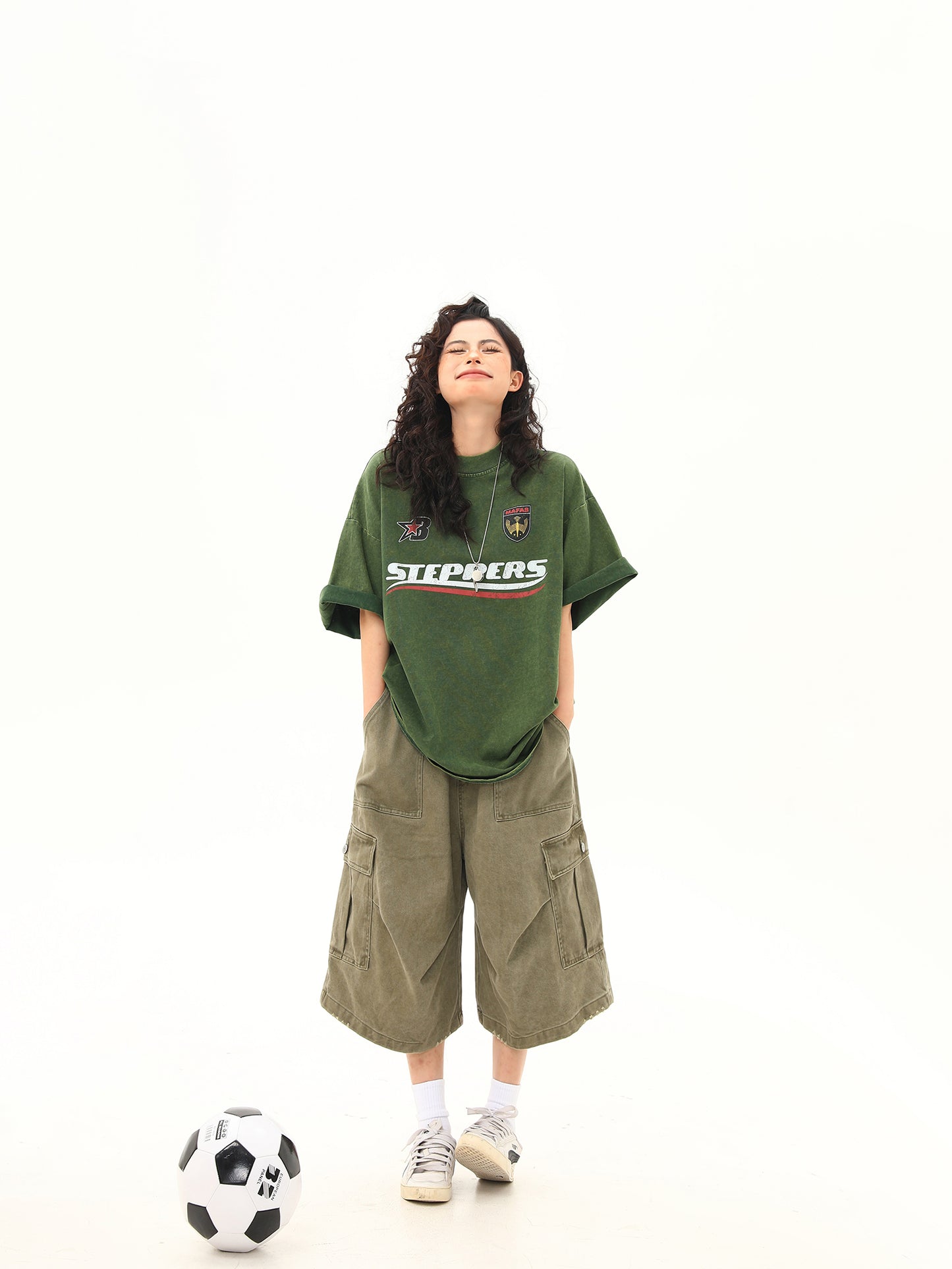 レトロ ウォッシュ ヘビー Tシャツ P2066