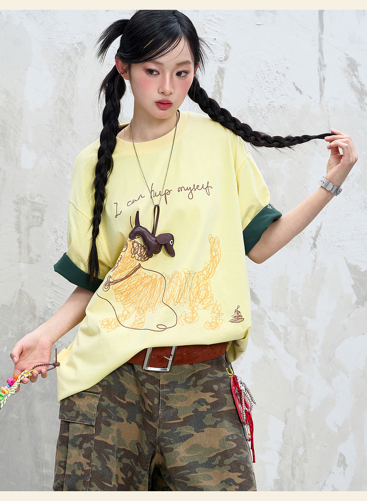 手描き 速乾Tシャツ P2153