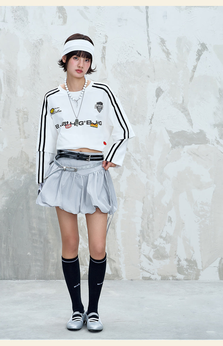フェイクツーピース Tシャツ P2156