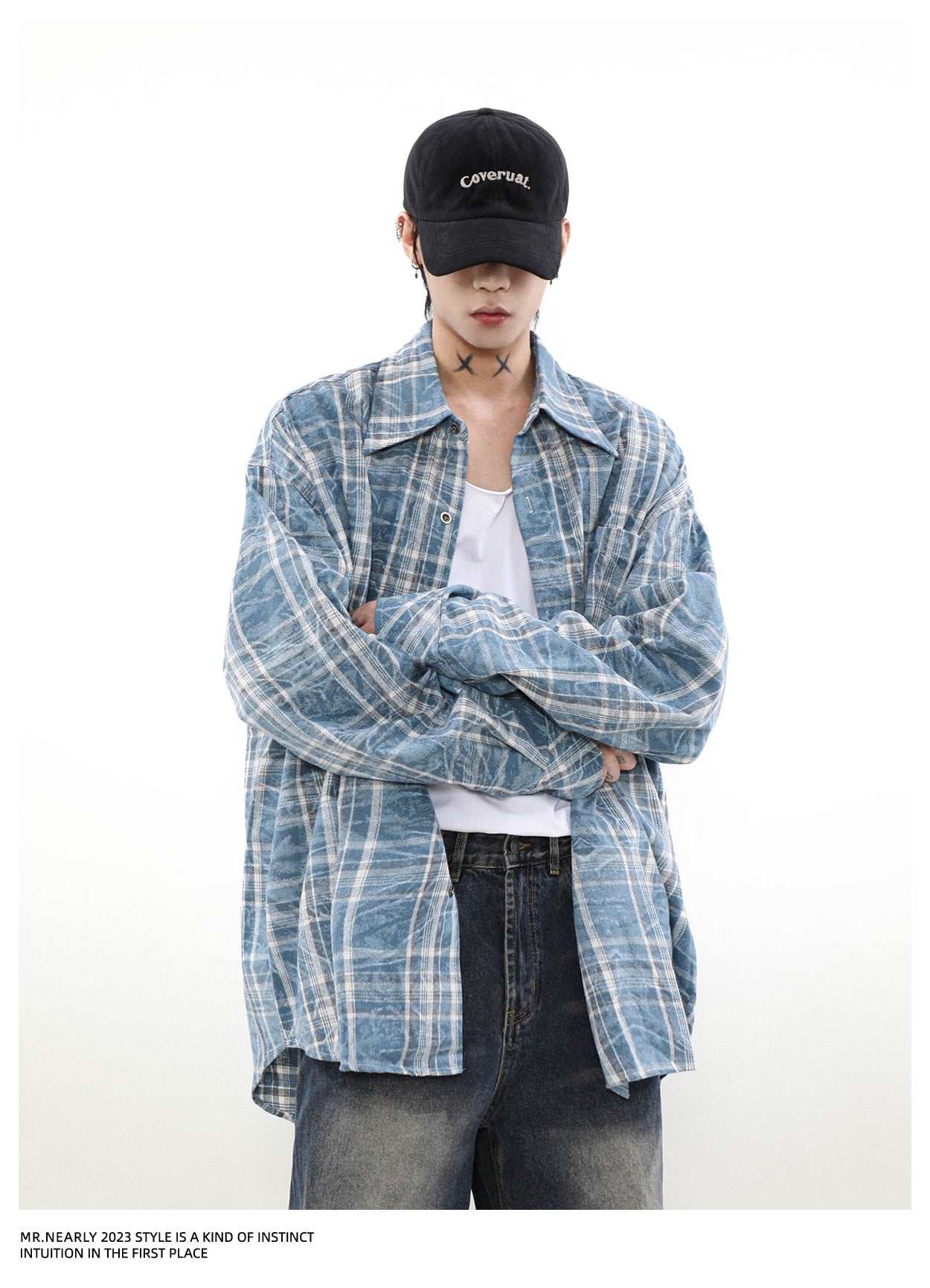 アメリカンレトロ チェック柄シャツ P1351