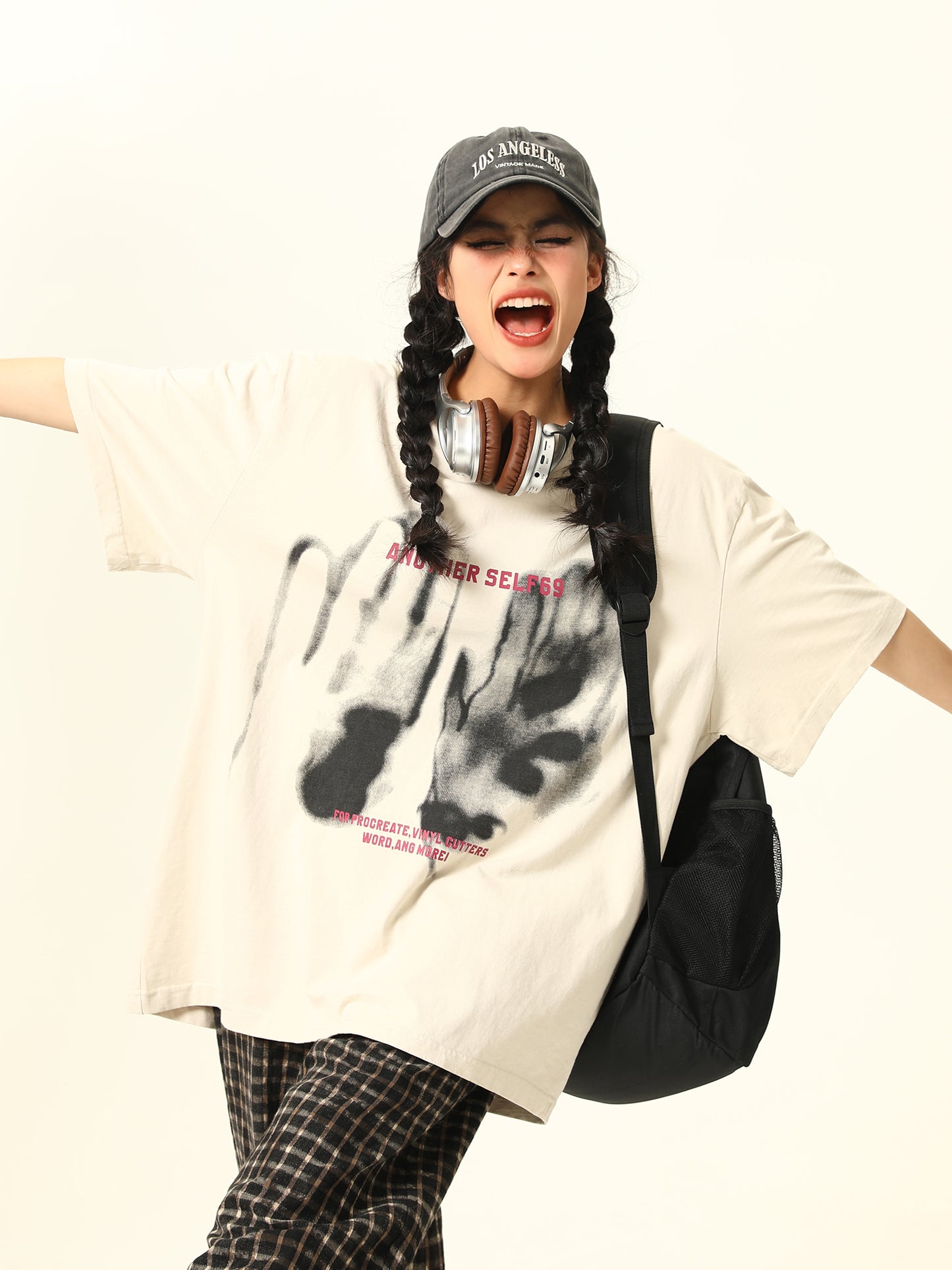 プリント ウォッシュTシャツ P1630