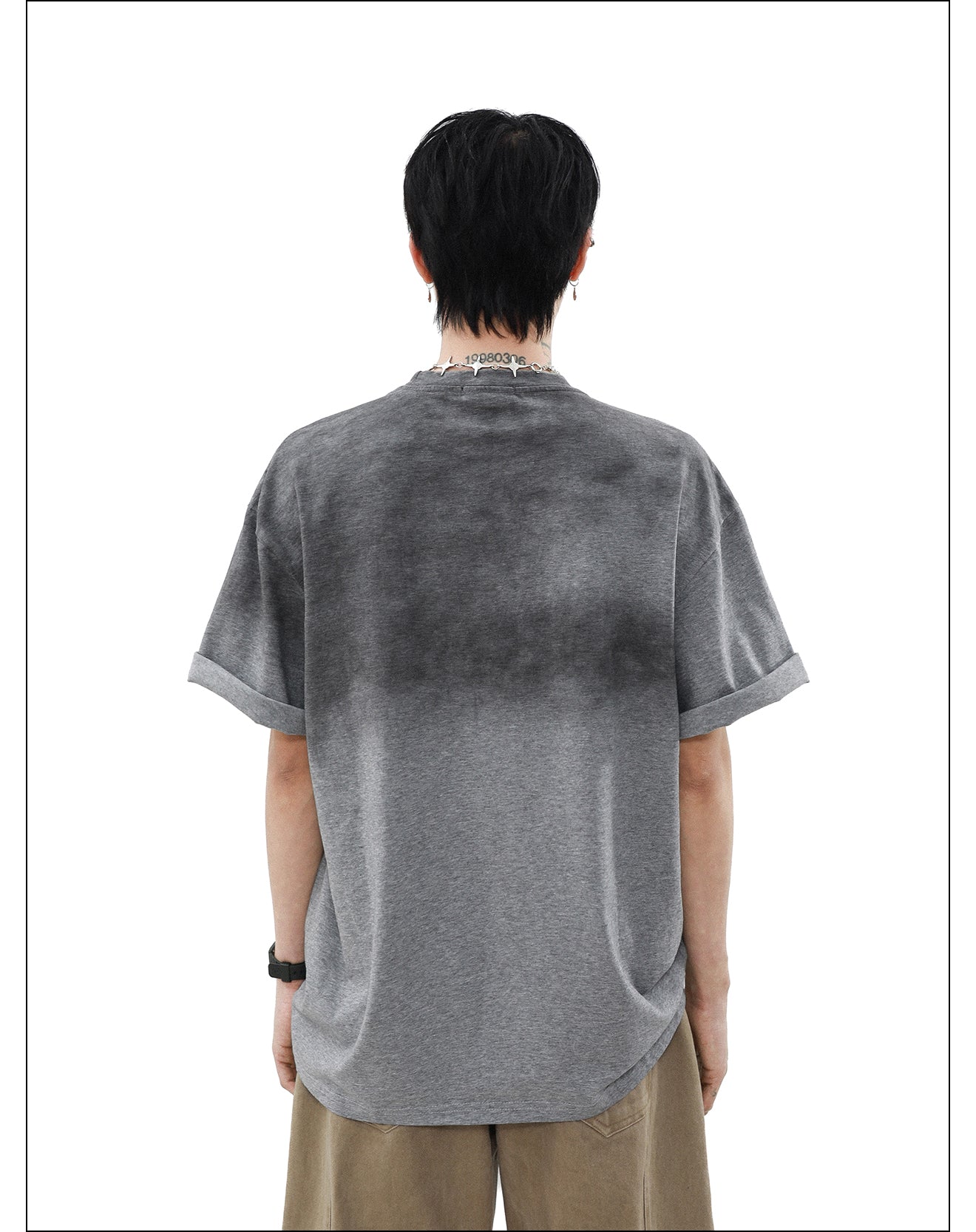 ニッチ 落書き Tシャツ P2074