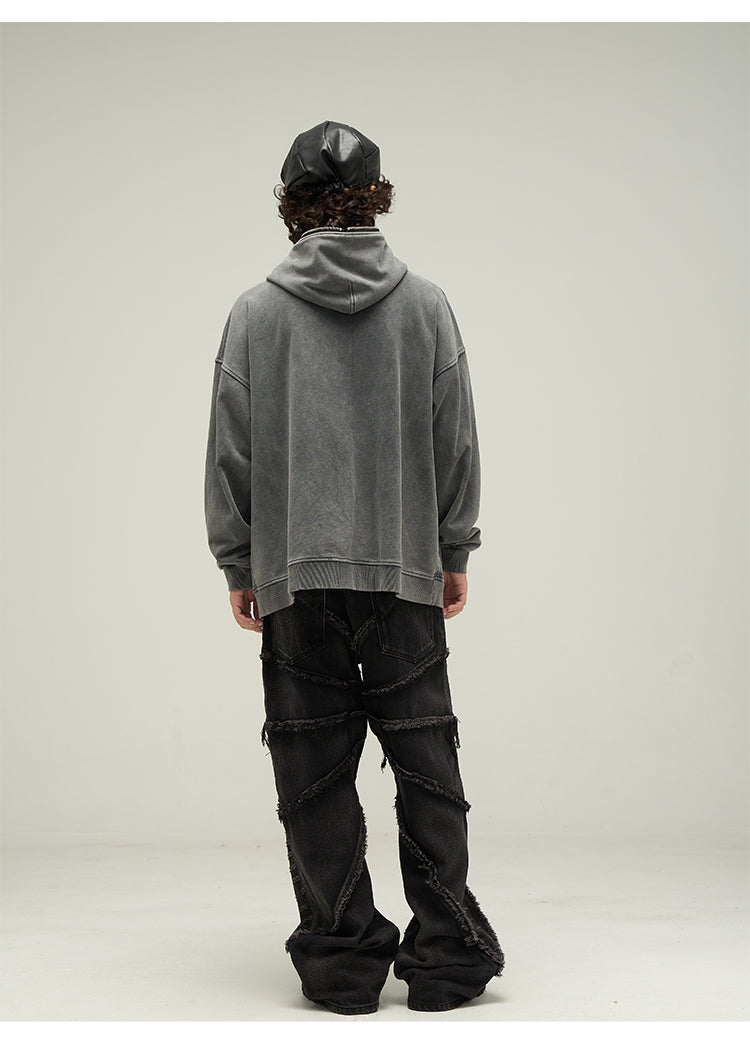 루즈 핏 지퍼 파커 P284