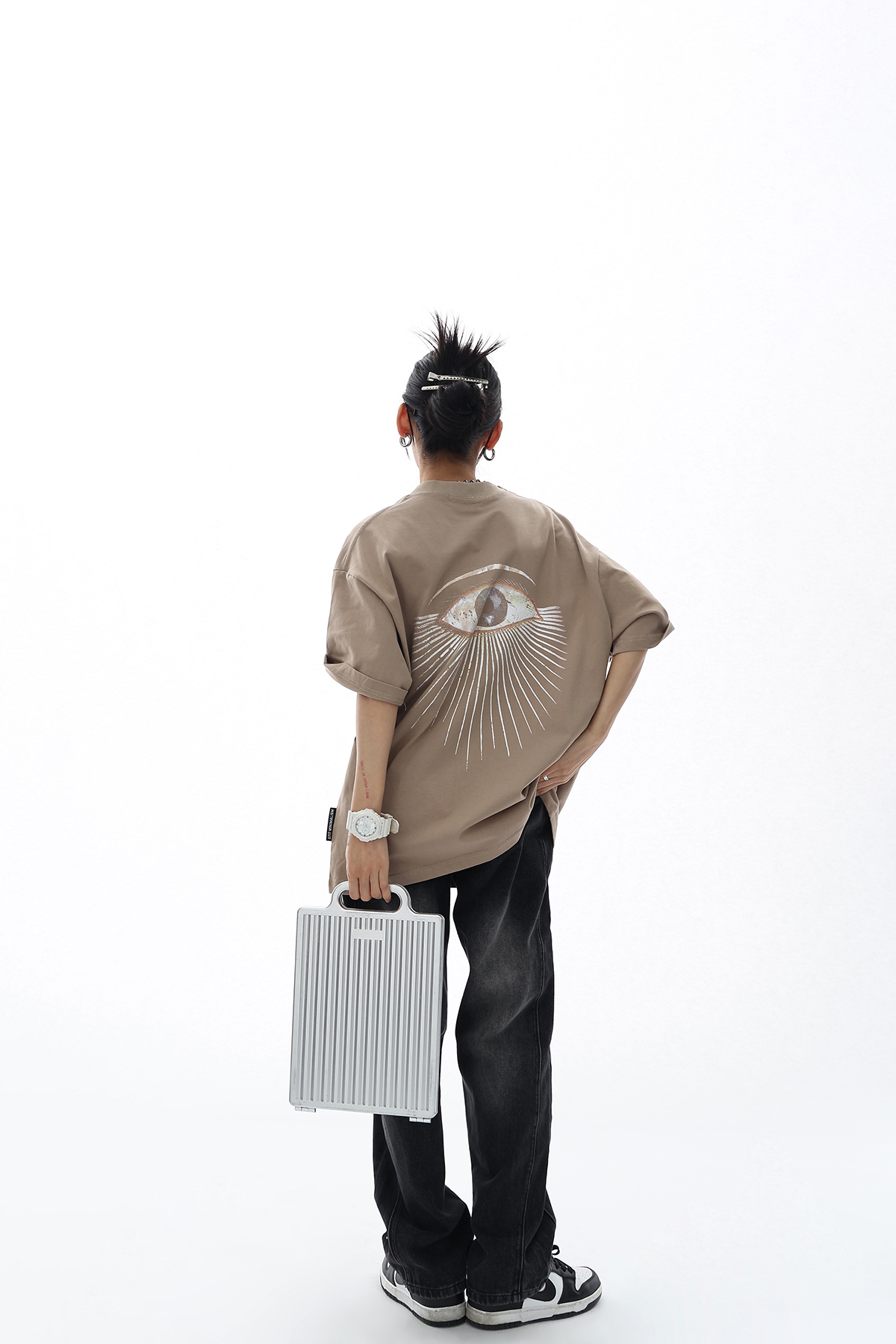 Back print T-shirt P127