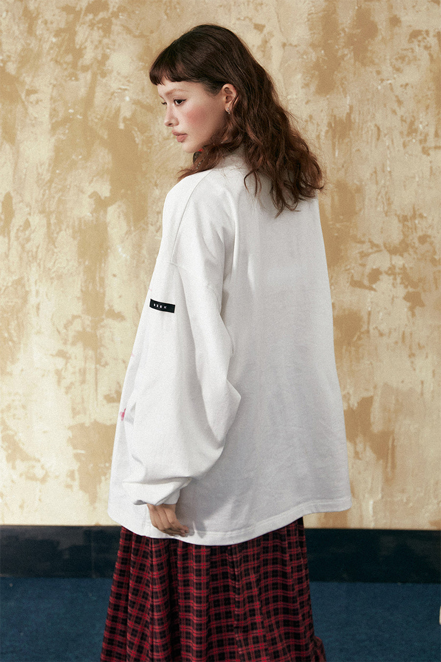 Loose fit long sleeve T-shirt P786
